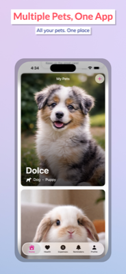 Multiple Pets, One App